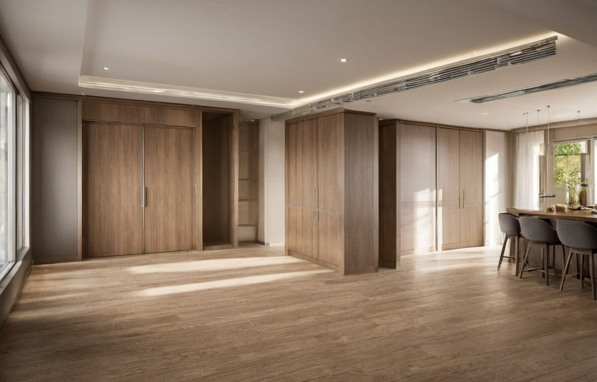 The architectural drawing set must fix dimensions, interfaces, and construction scope interior planning detail